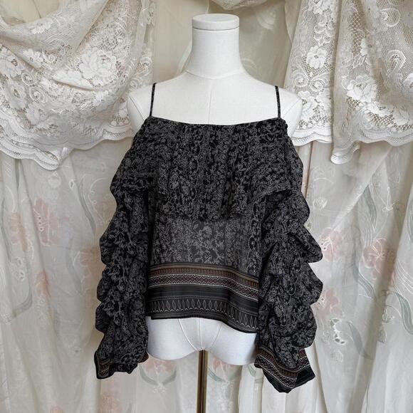 Misa Los Angeles Tops - Misa boho billow sleeve top Sz. S